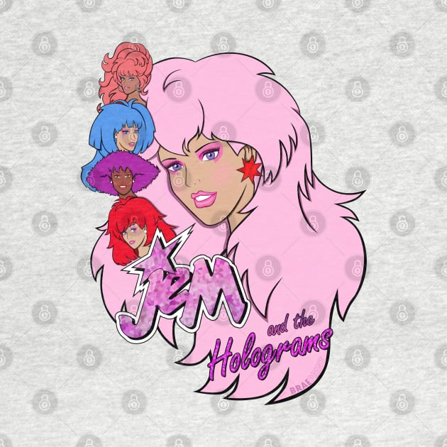 Jem and the Holograms by BraePrint by Braeprint